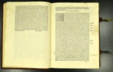 Reneszánsz kötésű antikva a Veszprémi Érseki Könyvtár gyűjteményéből